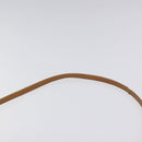 Christian Dior Shoulder Bag Leather Black Brown gold Auth BA1582-8