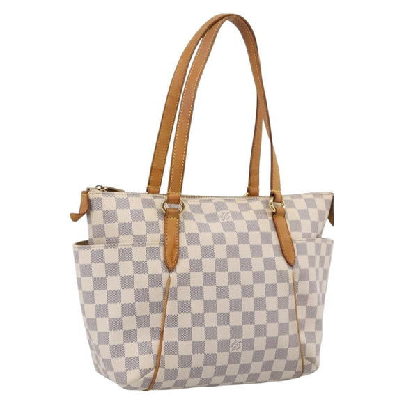LOUIS VUITTON Damier Azur Totally PM Tote Bag N41280 LV Auth BA15820