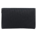 Christian Dior Trotter Canvas Chain Shoulder Bag Black Gold Auth BA15821-2