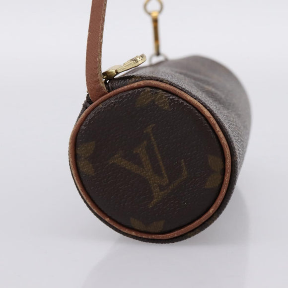 LOUIS VUITTON Monogram Papillon Pouch LV Auth BA15822
