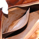 LOUIS VUITTON Monogram Vernis Tompkins Square Bag Bronze M91103 LV Auth BA15825-21