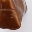 LOUIS VUITTON Monogram Vernis Tompkins Square Bag Bronze M91103 LV Auth BA15825-24
