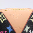 LOUIS VUITTON Monogram Multicolor Etui Hand Mirror Black M92651 LV Auth BA15826-12