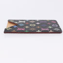LOUIS VUITTON Monogram Multicolor Etui Hand Mirror Black M92651 LV Auth BA15826-5