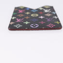 LOUIS VUITTON Monogram Multicolor Etui Hand Mirror Black M92651 LV Auth BA15826-7