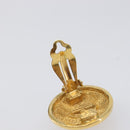 CHANEL Matelasse Earring metal Gold CC Auth BA15827-11