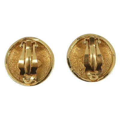 CHANEL Matelasse Earring metal Gold CC Auth BA15827 - 0