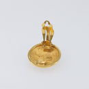 CHANEL Matelasse Earring metal Gold CC Auth BA15827-5