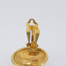 CHANEL Matelasse Earring metal Gold CC Auth BA15827-6