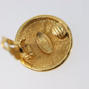 CHANEL Matelasse Earring metal Gold CC Auth BA15827-7