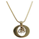 Christian Dior Necklace metal Gold Auth BA15830M-1