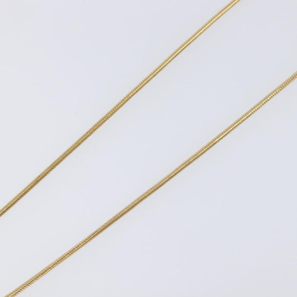 Christian Dior Necklace metal Gold Auth BA15830M