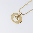 Christian Dior Necklace metal Gold Auth BA15830M-8