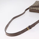 GUCCI GG Supreme Web Sherry Line Bag PVC Beige Gold 547926 Auth BA15831V-7
