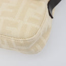 FENDI Zucca Canvas Mamma Baguette Shoulder Bag Beige Silver 26424 Auth BA15832V-9