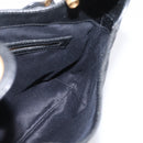 GUCCI GG Canvas New Jackie Shoulder Bag Black Gold 120888 Auth BA15834V-17