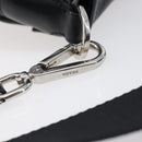 PRADA Shoulder Bag Leather Black Silver Auth BA15835V-10
