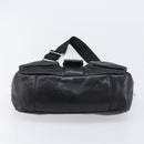 PRADA Shoulder Bag Leather Black Silver Auth BA15835V-11