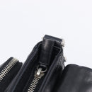 PRADA Shoulder Bag Leather Black Silver Auth BA15835V-20