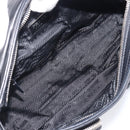 PRADA Shoulder Bag Leather Black Silver Auth BA15835V-22