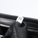 PRADA Shoulder Bag Leather Black Silver Auth BA15835V-29