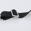 PRADA Shoulder Bag Leather Black Silver Auth BA15835V-9