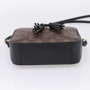 LOUIS VUITTON Monogram Saintonge Shoulder Bag Black M43555 LV Auth BA15837V-11