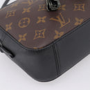 LOUIS VUITTON Monogram Saintonge Shoulder Bag Black M43555 LV Auth BA15837V-13