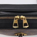 LOUIS VUITTON Monogram Saintonge Shoulder Bag Black M43555 LV Auth BA15837V-18