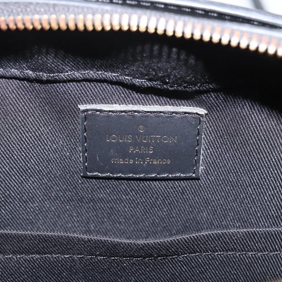 LOUIS VUITTON Monogram Saintonge Shoulder Bag Black M43555 LV Auth BA15837V