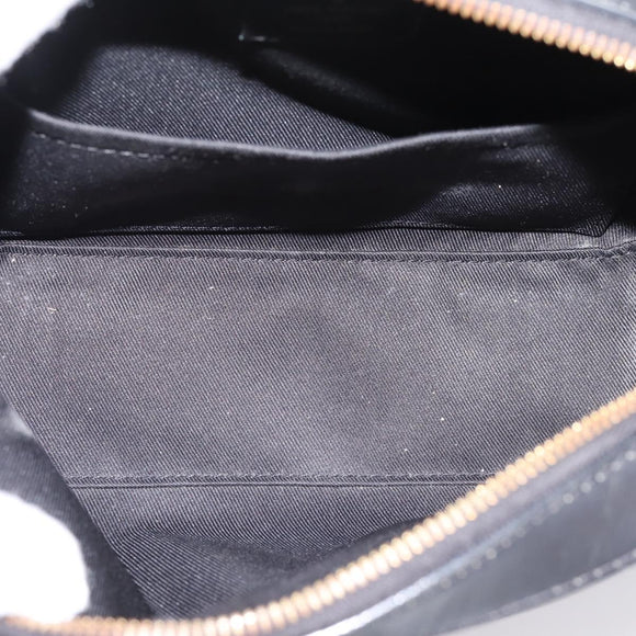LOUIS VUITTON Monogram Saintonge Shoulder Bag Black M43555 LV Auth BA15837V