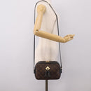 LOUIS VUITTON Monogram Saintonge Shoulder Bag Black M43555 LV Auth BA15837V-25