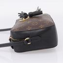 LOUIS VUITTON Monogram Saintonge Shoulder Bag Black M43555 LV Auth BA15837V-4