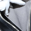 Stella MacCartney Star Chain Shoulder Bag Leather Black Silver Auth BA1584-23