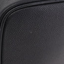 CHANEL Vanity Hand Bag Caviar Skin Black Gold CC Auth BA15842V-11