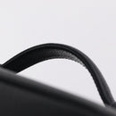 CHANEL Vanity Hand Bag Caviar Skin Black Gold CC Auth BA15842V-9