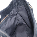 GUCCI GG Canvas Jackie Hand Bag Black Gold 145817 Auth BA15843V-19