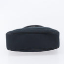 GUCCI GG Canvas Jackie Hand Bag Black Gold 145817 Auth BA15843V-9