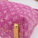 LOUIS VUITTON Monogram Denim Buggy PM Bag Fuchsia pink M95212 LV Auth BA15845SAV-15