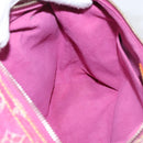 LOUIS VUITTON Monogram Denim Buggy PM Bag Fuchsia pink M95212 LV Auth BA15845SAV-20