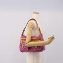 LOUIS VUITTON Monogram Denim Buggy PM Bag Fuchsia pink M95212 LV Auth BA15845SAV-24