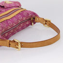 LOUIS VUITTON Monogram Denim Buggy PM Bag Fuchsia pink M95212 LV Auth BA15845SAV-7