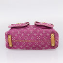 LOUIS VUITTON Monogram Denim Buggy PM Bag Fuchsia pink M95212 LV Auth BA15845SAV-5