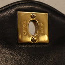 CHANEL Matelasse Chain Shoulder Bag Lamb Skin Black Gold CC Auth BA15847V-32