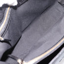 GUCCI Hand Bag Leather Black Gold 131325 Auth BA15848V-16
