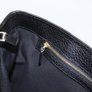 GUCCI Hand Bag Leather Black Gold 131325 Auth BA15848V-19