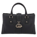 GUCCI Hand Bag Leather Black Gold 131325 Auth BA15848V-2