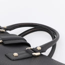 GUCCI Hand Bag Leather Black Gold 131325 Auth BA15848V-8