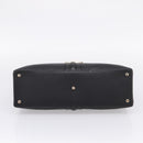 GUCCI Hand Bag Leather Black Gold 131325 Auth BA15848V-9