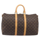 LOUIS VUITTON Monogram Keepall Bandouliere 45 Boston Bag M41418 LV Auth BA15849A-2